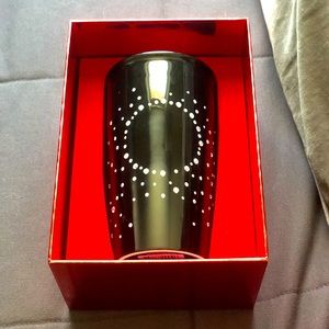 Starbucks limited edition 2016 Swarovski crystal black travel mug